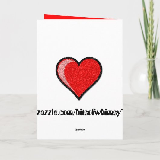 私のバレンタインになってくれませんか? カード (裏面)