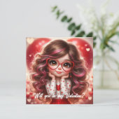 私のバレンタインになってくれるかわいい生意気な女の子 シーズンカード (スタンド正面)