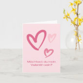 私のバレンタインになってくれる？ カード (黄色い花)