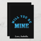 私のバレンタインになってくれる？ シーズンカード (正面/裏面)