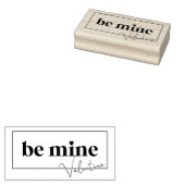 私のバレンタインになってね バレンタインデーのゴムスタンプ ラバースタンプ (押印)