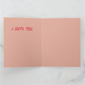 私のバレンタインになって カード (内部)