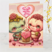 私のバレンタインになって カード (黄色い花)