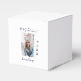 私のバレンタインになって 愛 名前 紫色 1年 フォト シンプル フェイバーボックス