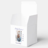 私のバレンタインになって 愛 名前 紫色 1年 フォト シンプル フェイバーボックス (オープン)