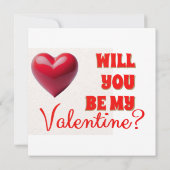 私のバレンタインになって 招待状 (裏面)