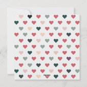 「私のバレンタインになって」 水彩画 ロビンハーツ シーズンカード (裏面)