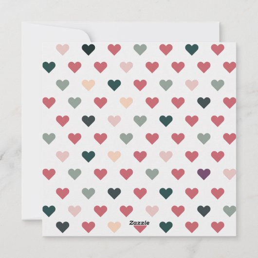 「私のバレンタインになって」 水彩画 ロビンハーツ シーズンカード (裏面)