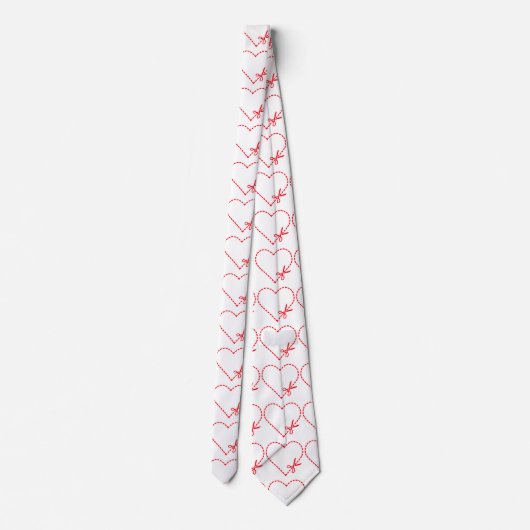 私のバレンタインになって 私のハートを受け取って ネクタイ (裏面)