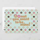 私のバレンタインになりたいドーナツ シーズンカード (正面/裏面)