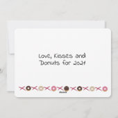 私のバレンタインになりたいドーナツ シーズンカード (裏面)