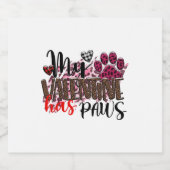 私のバレンタインには手がある スパークリングワインラベル (シングルラベル)