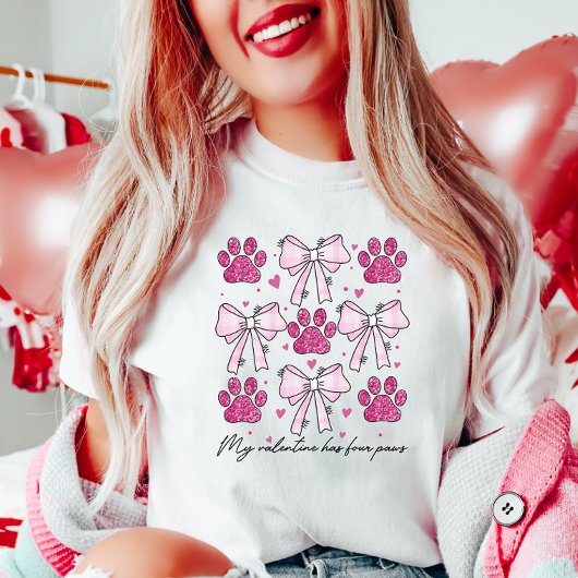 私のバレンタインには手がある Tシャツ