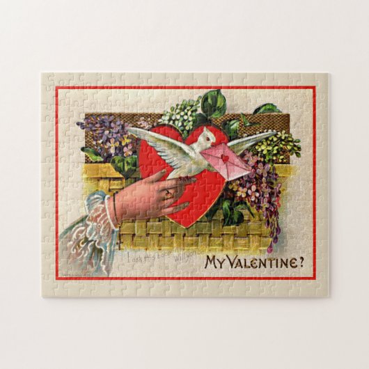 私のバレンタインに行く? ジグソーパズル (横)
