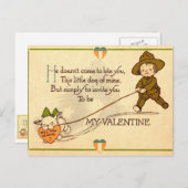 私のバレンタインに行く？ポストカード シーズンポストカード (正面/裏面)