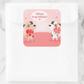 私のバレンタインに スクエアシール (バッグ)