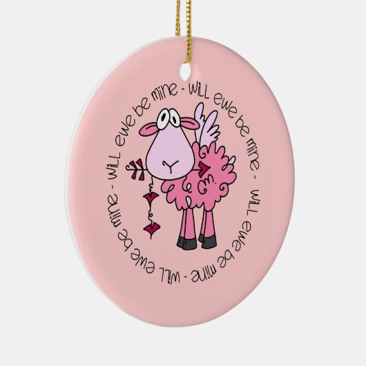 私のバレンタインに セラミックオーナメント (右)