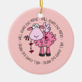 私のバレンタインに セラミックオーナメント (正面)