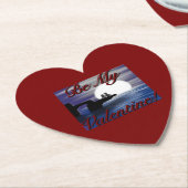 「私のバレンタインに」 ペーパーコースター (アングル)
