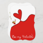 私のバレンタインのカードにする (正面/裏面)