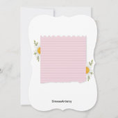 私のバレンタインのカードにする (裏面)