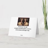 私のバレンタインのガチョウがあって下さい シーズンカード (裏面)