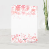 私のバレンタインのグリーティングカードになりますか カード (裏面)