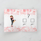 私のバレンタインのグリーティングカードになりますか カード (内部)