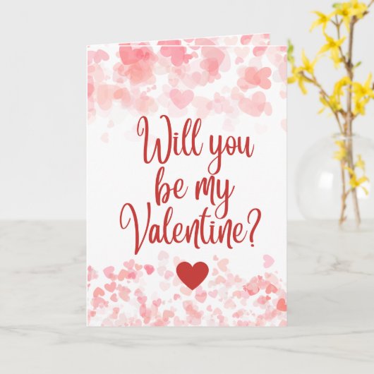 私のバレンタインのグリーティングカードになりますか カード (黄色い花)