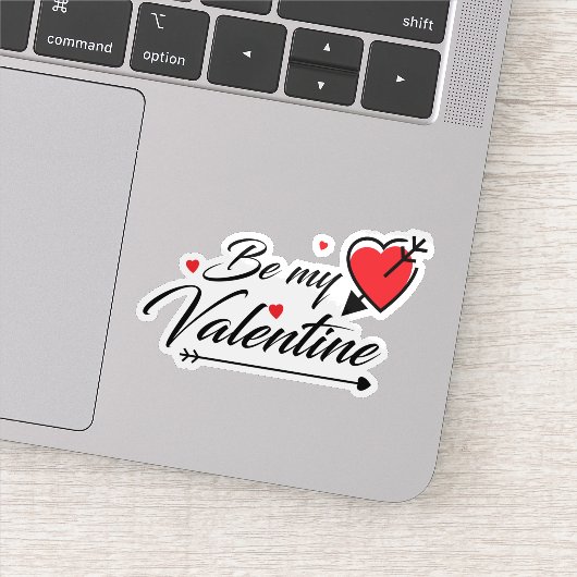 私のバレンタインのステッカーになる シール (詳細)