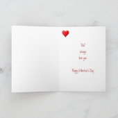 私のバレンタインのフクロウ愛が恋人常にあって下さい シーズンカード (内部)