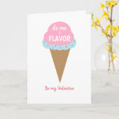 私のバレンタインの味を、ああ、私をなめる カード (黄色い花)