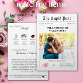 私のバレンタインの新聞私たちの愛の物語になるかどうか ラッピングペーパーシート