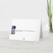 私のバレンタインの馬の挨拶状 シーズンカード (裏面)