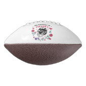 私のバレンタインはサッカービジネスカードナプキンス アメリカンフットボール (回転90)