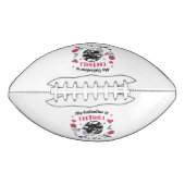 私のバレンタインはサッカービジネスカードナプキンス アメリカンフットボール (正面)