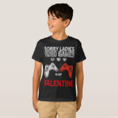 私のバレンタインはビデオゲームです Tシャツ (正面フル)