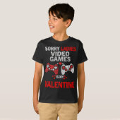 私のバレンタインはビデオゲームです Tシャツ (正面フル)