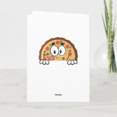 私のバレンタインはピザ シーズンカード (裏面)