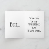 私のバレンタインはピザ シーズンカード (内部)