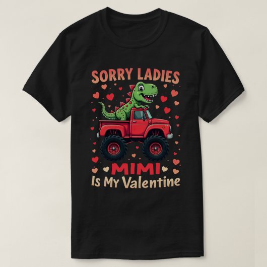私のバレンタインはミミだよ奥様方 Tシャツ (デザイン正面)
