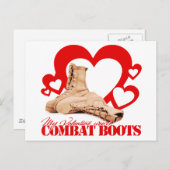 私のバレンタインは戦闘靴を履いている シーズンポストカード (正面/裏面)