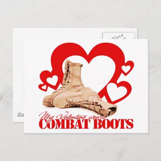 私のバレンタインは戦闘靴を履いている シーズンポストカード (正面/裏面)