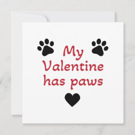 私のバレンタインは足が4本ある カード