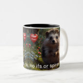 私のバレンタインをクイル ツートーンマグカップ (正面右)