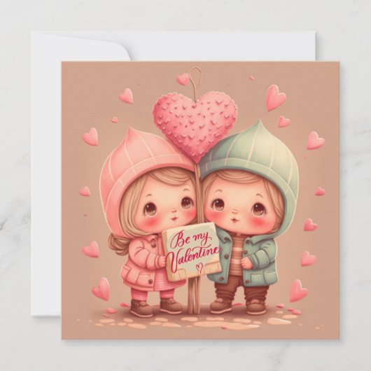 私のバレンタインカードになりなさい カード (正面)