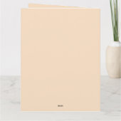 私のバレンタインカードになりませんか サンキューカード (裏面)