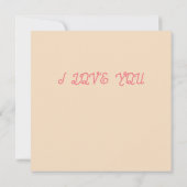 私のバレンタインカードになりませんか 招待状 (裏面)