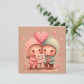 私のバレンタインカード 招待状 (スタンド正面)