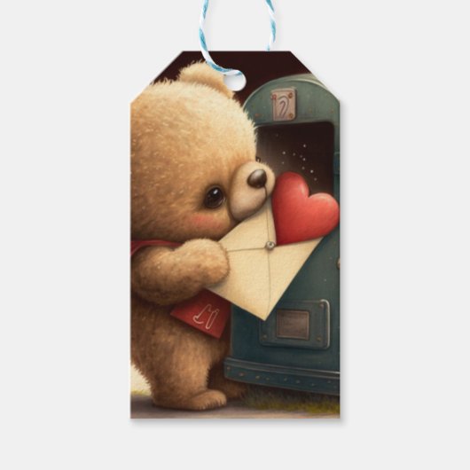 私のバレンタインギフトラベル ギフトタグ (正面)